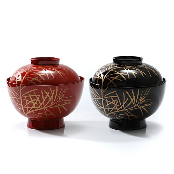 宮内庁御用達 漆器 山田平安堂】睦椀 若松 | 漆器 山田平安堂 WEB本店