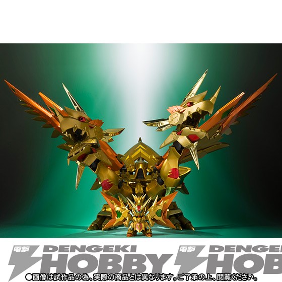 新SDガンダム外伝 黄金神話』から、黄金神スペリオルカイザーがSDX