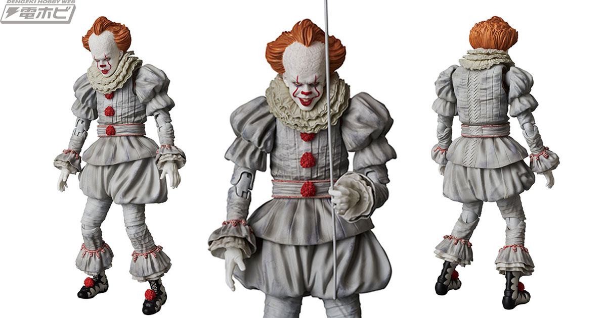 IT』恐怖のピエロ・ペニーワイズがアクションフィギュア「MAFEX」に