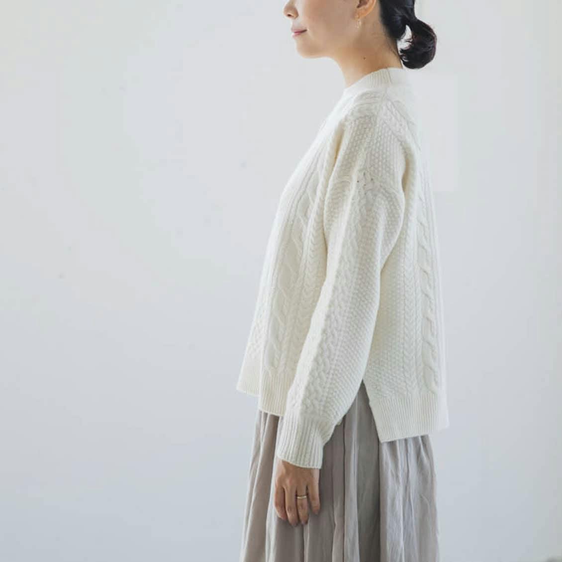 スタッフ着用レビュー】渾身の新作！「アランニット」を、4名の