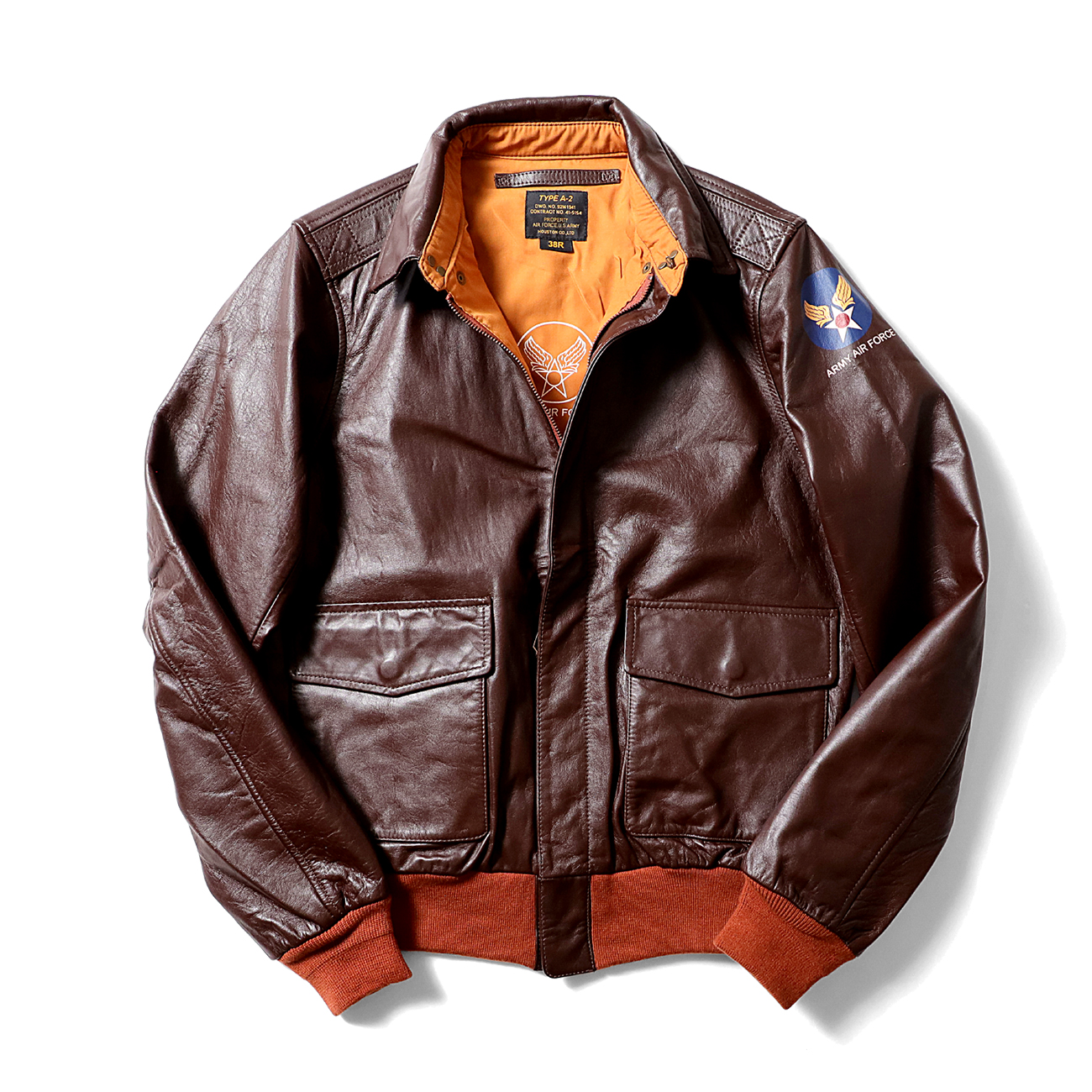 ボディ全体に“馬革”を使用したこだわりの『A-2レザージャケット