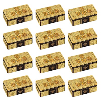 Yugioh 2022 TIN OF THE PHARAOH'S GODS FACTORY SEALED CASE (12 TINS