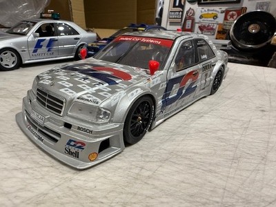 UT MODELS MERCEDES BENZ C CLASS DTM CLASS 1 RACE CAR - SILVER 1:18