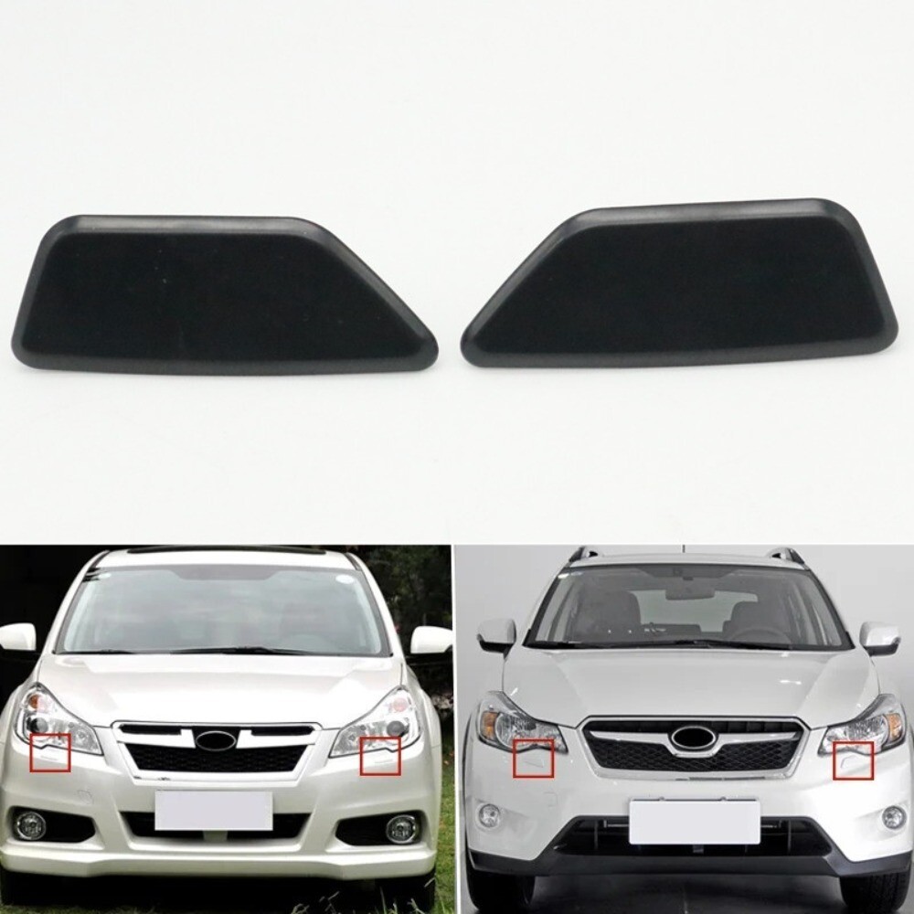 2X Headlight Lamp Washer Spray Nozzle Cover Cap For Subaru Legacy