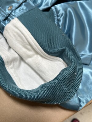 PRE OWNED SUPREME X BETTY BOOP SATIN CLUB JACKET SZ M SS16 LIGHT