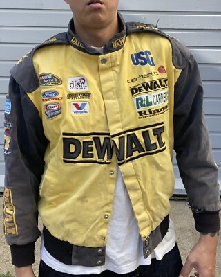 Matt Kenseth Vintage Y2k Nascar Dewalt Racing Jacket Size Large
