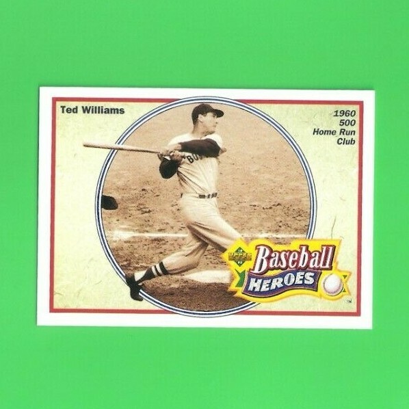 MLB 1992 Upper Deck - Baseball Heroes: TED WILLIAMS #34 