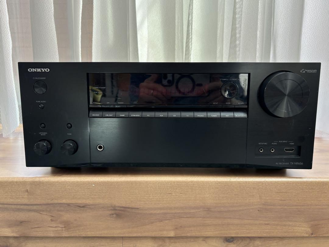 Onkyo TX-NR656 AV Receiver Dolby Atmos DTS:X High-Res Audio Black