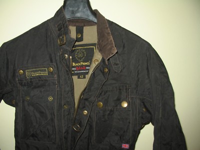 Belstaff Black Prince Weatherproof Women Nylon moto cafe racer