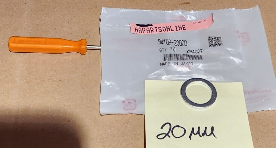 Honda Genuine OEM Crush Washer 20mm Rear Differential Transfer