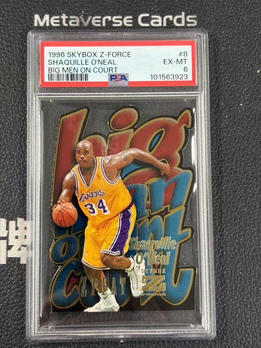 1996 Skybox Z-Force Big Men On Court Shaquille O'Neal Z Peat SSP