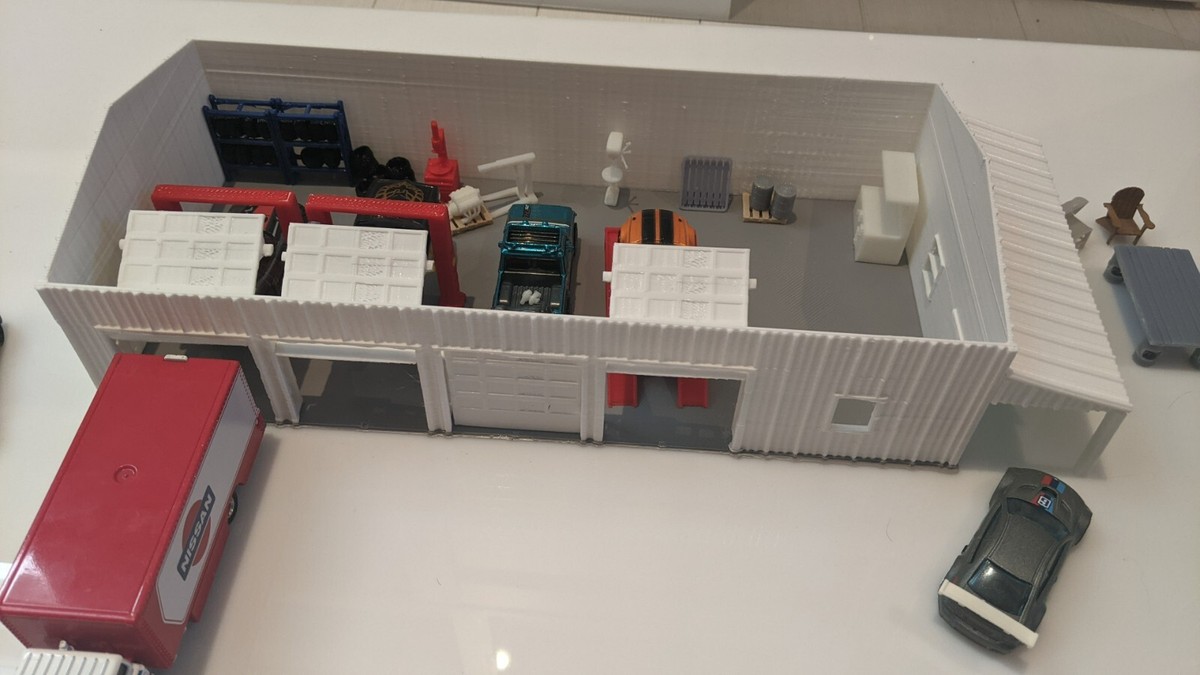 3D Printed JD Toyride Garage diecast scale 1:64 1/64 | eBay