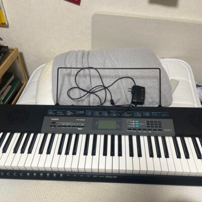 Casio CTK-2550 61 Key Portable Keyboard w/ Adapter Test Completed