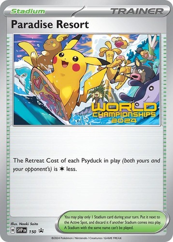 Pokemon World Championship 2025 Japanese Paradise Resort SV-P