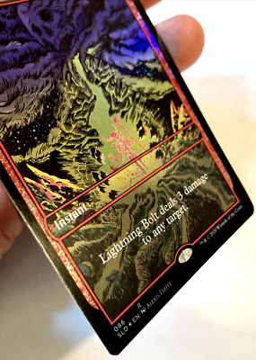 MTG Lightning Bolt *FOIL* Secret Lair Drop 086 NM | eBay