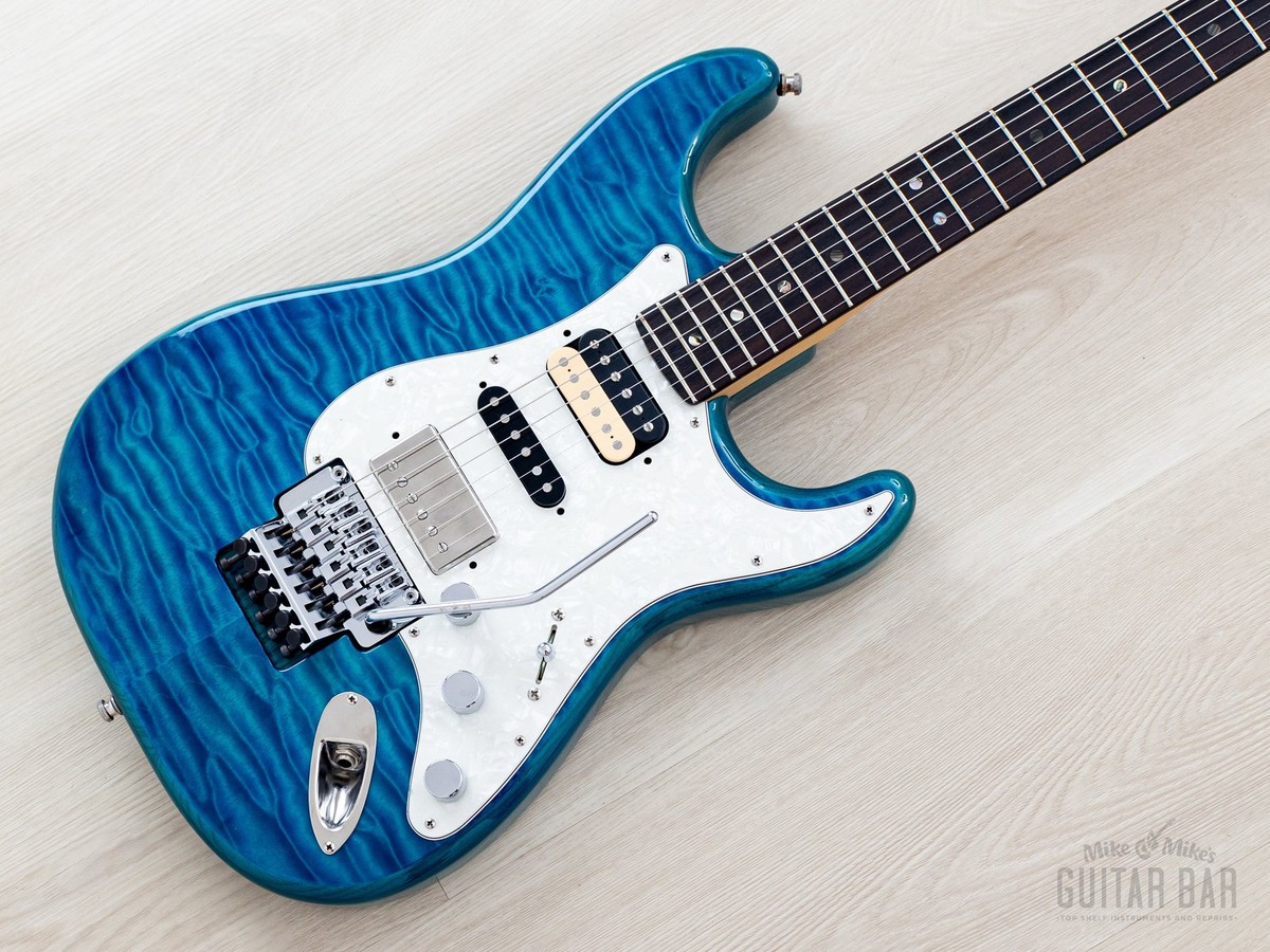 2019 Fender Michiya Haruhata Stratocaster HSH Quilt Top w/ Floyd