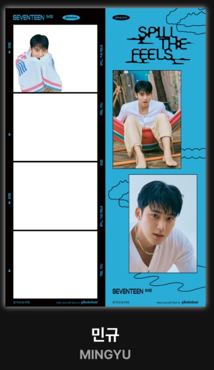 SEVENTEEN ミンギュ 直筆サイン入り インスタントフォト セブチ