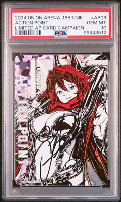 PSA 10 NIKKE Union Arena Hand Signed by Yoko Hikasa Serialized AP