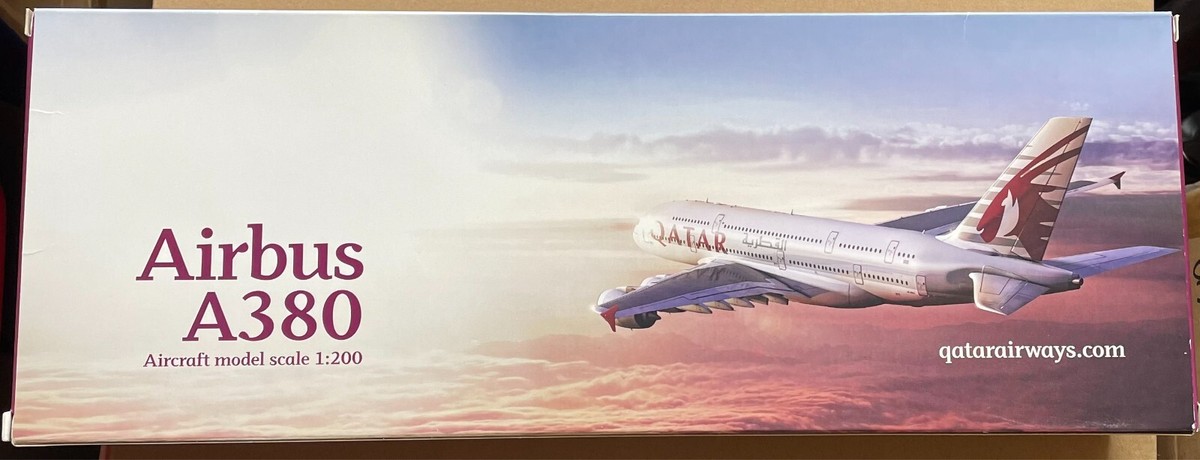 SALE! 1:200 QATAR Airbus A380 Daron Skymark | eBay