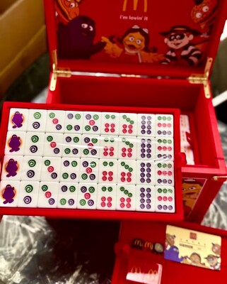 McDonalds Hong Kong 50th Anniversary Mahjong gift Set 2025 Limited