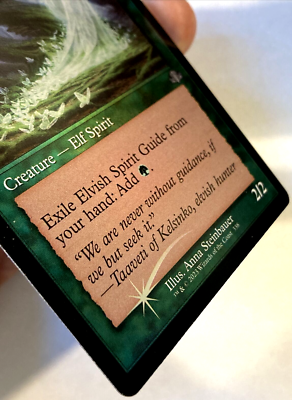 Elvish Spirit Guide *RETRO FRAME FOIL* Dominaria Remastered 338 NM