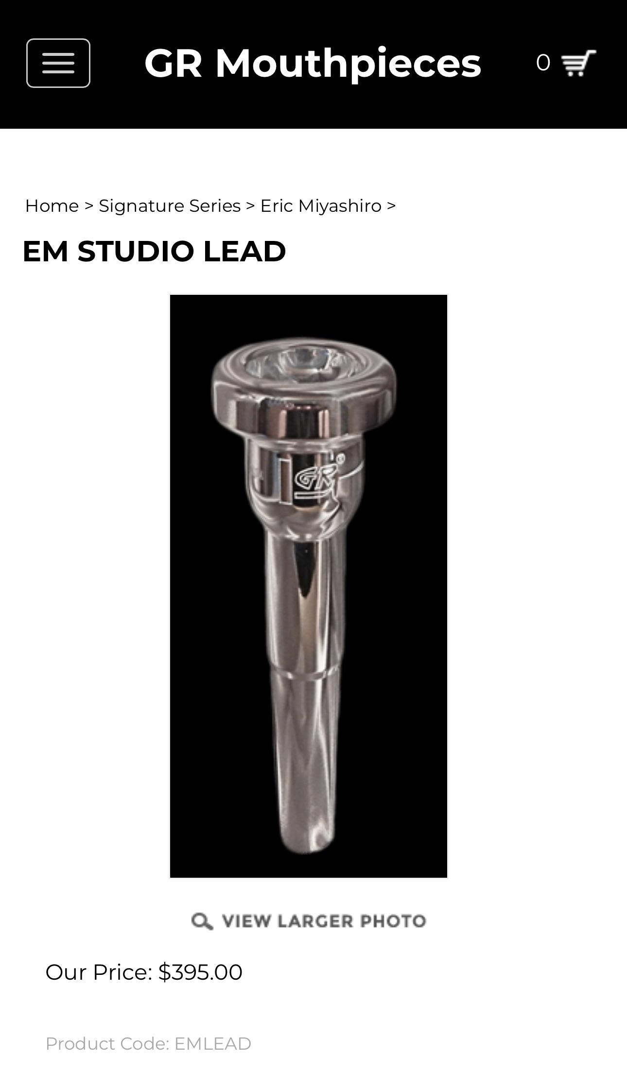 誰かこのエリック宮城のGRマウスピース持ってる人いる？感想と、Bachの