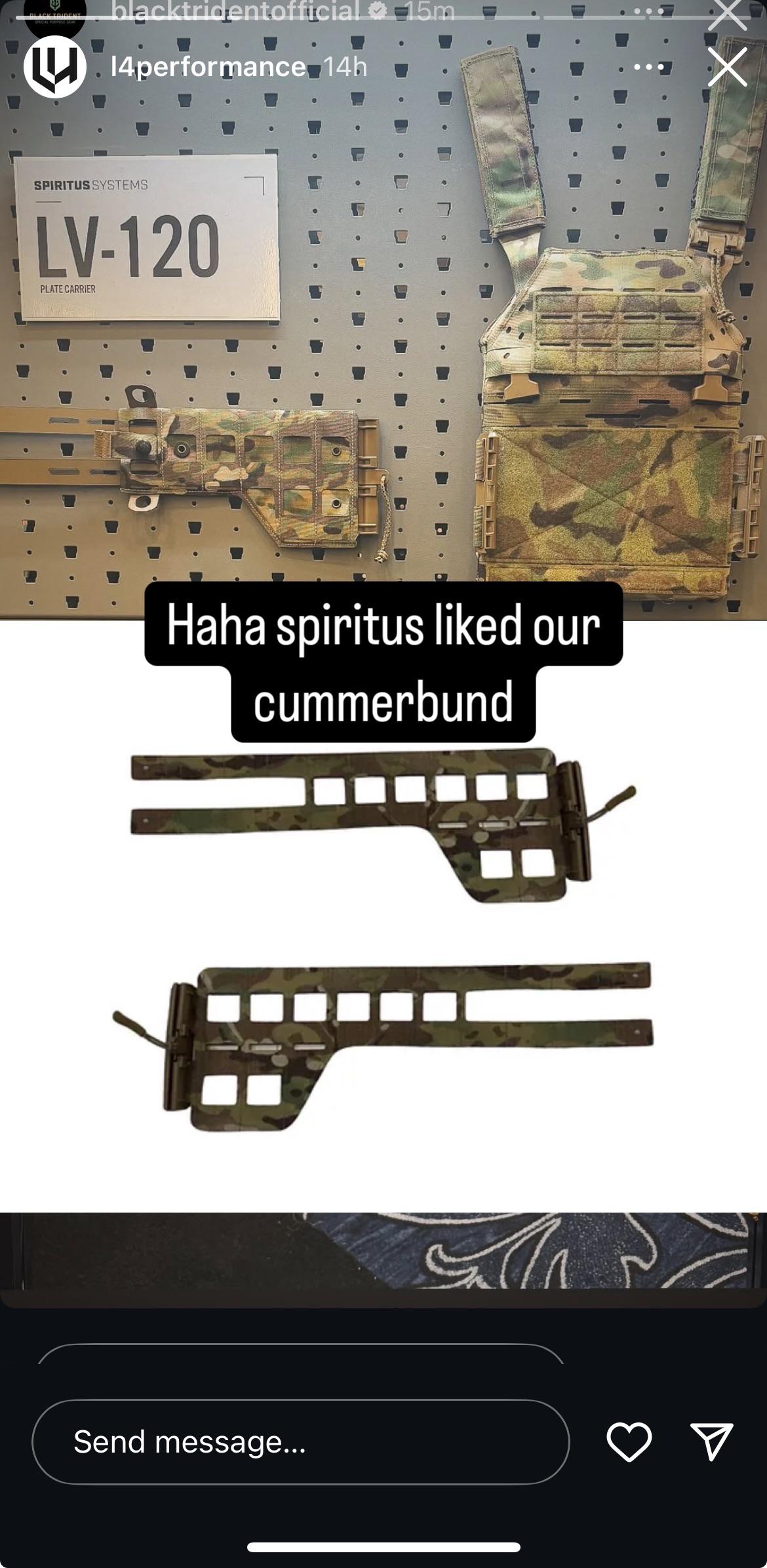 Spiritussystems の新しいプレートキャリアとカマーバンド : r