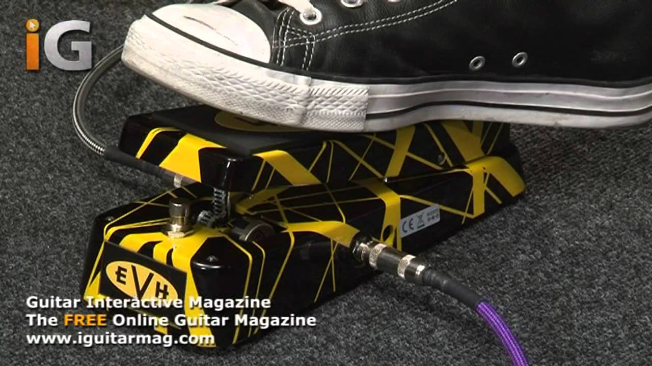 Cry Baby Wah Wah Pedal EVH Review - Guitar Interactive Magazine