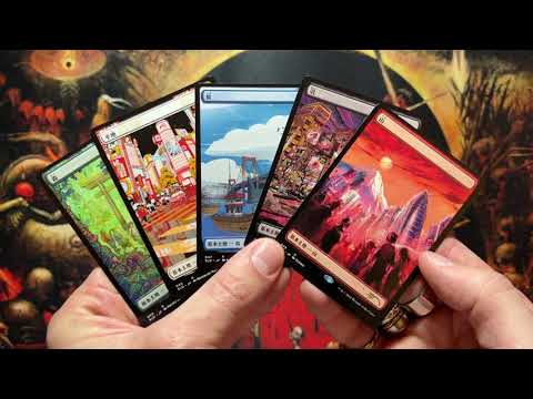 MTG Secret Lair Unboxing | The Tokyo Lands - YouTube