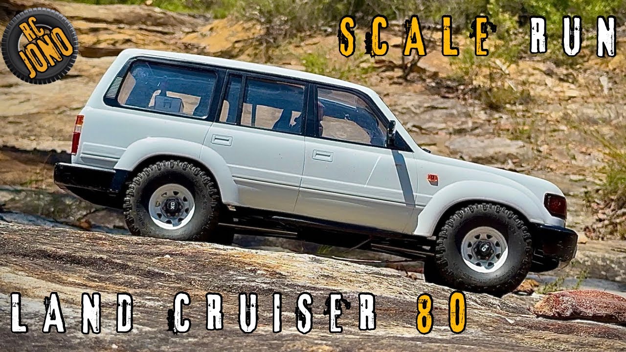 Realistic Toyota Land Cruiser 80 Series 1:10 Scale R/C Scale Run