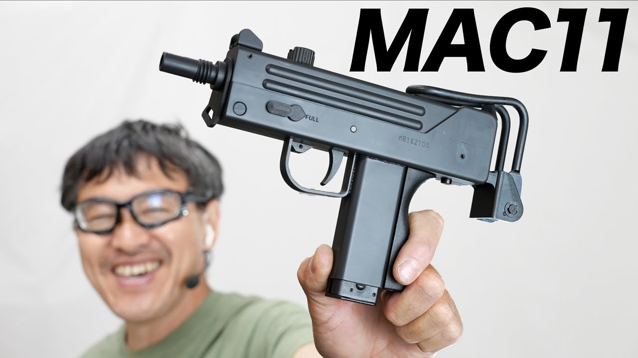 マルゼン イングラム M11 ガスブローバックガスガンレビュー - YouTube