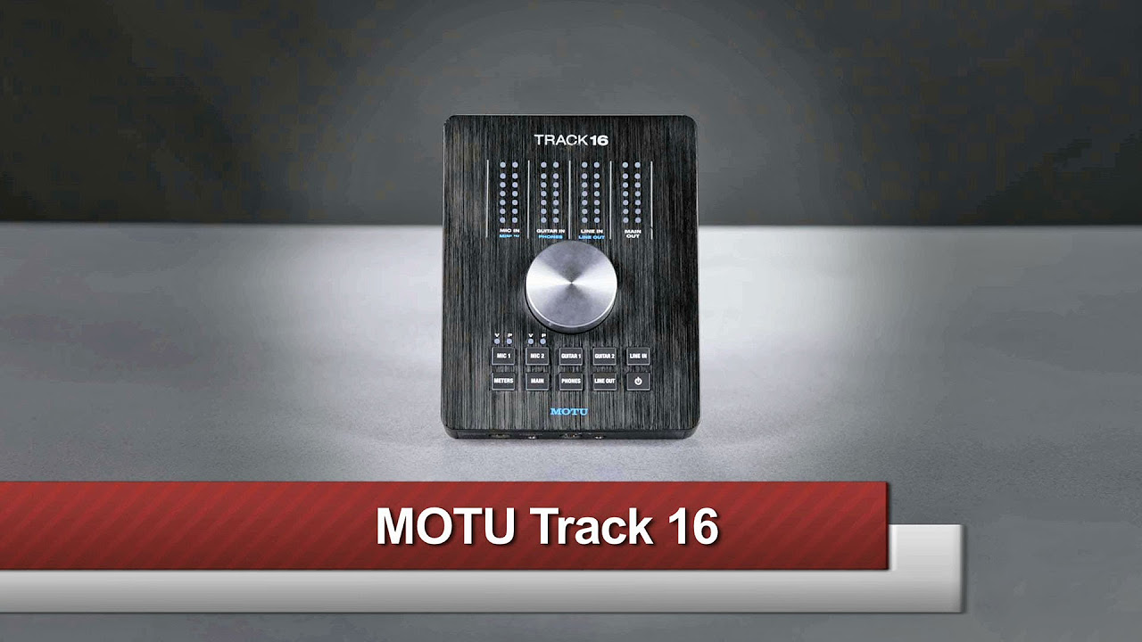 MOTU Track16 - YouTube