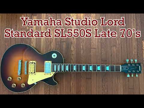 Yamaha Studio Lord Les Paul Standard SL550S - YouTube