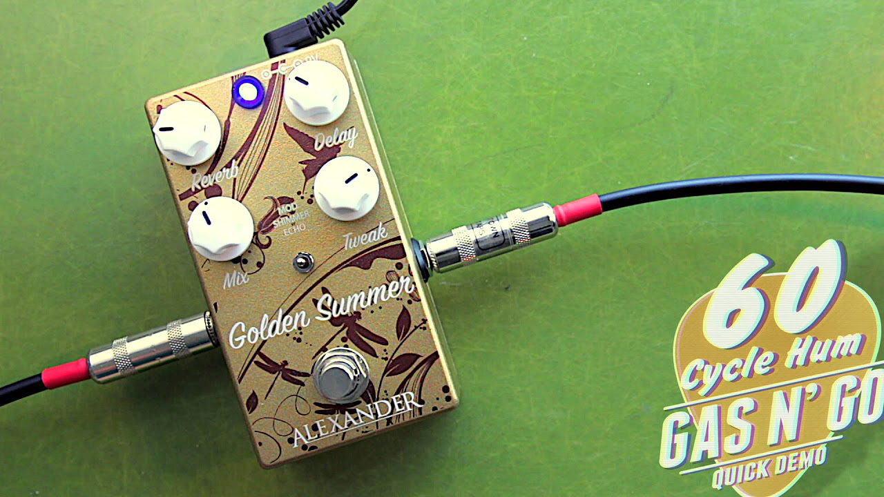Alexander Pedals Golden Summer Reverb - YouTube