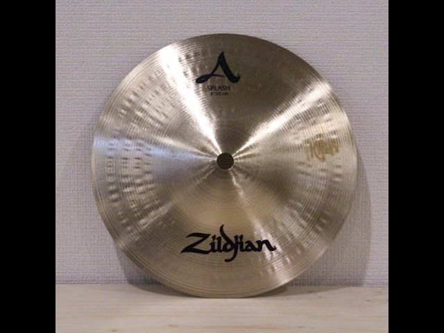 Zildjian(ジルジャン) A スプラッシュ 8インチ 160g - YouTube