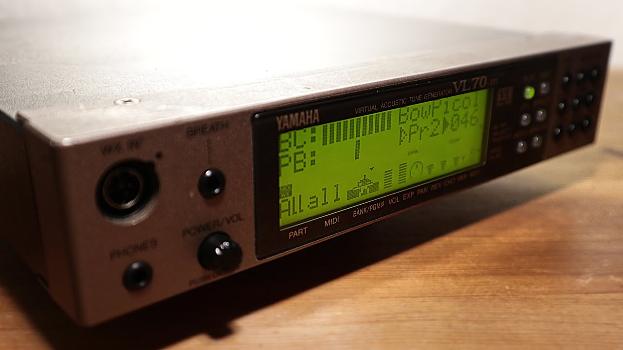Yamaha VL70-m (left-field demo) - YouTube