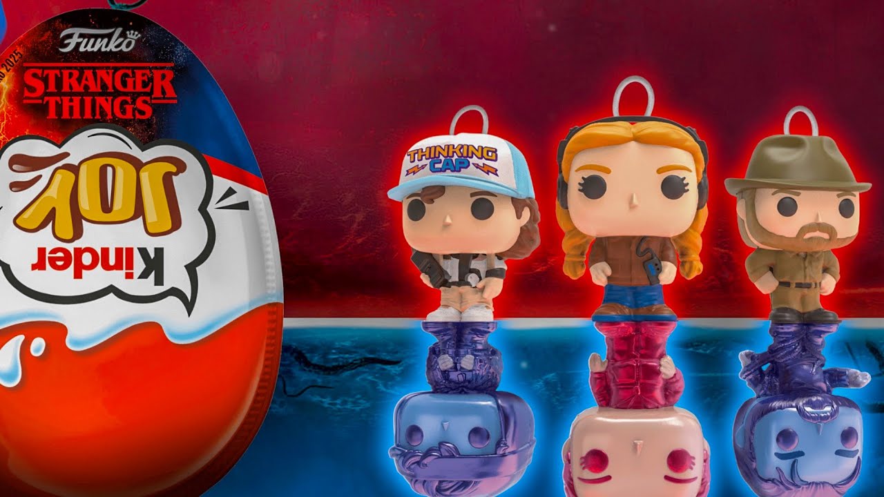 STRANGER THINGS Kinder Joy Unboxing: Finding the RARE Eleven Funko