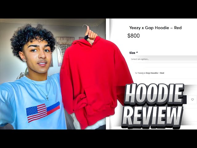 YEEZY GAP Hoodie In-Depth Review | On Body Try on - YouTube