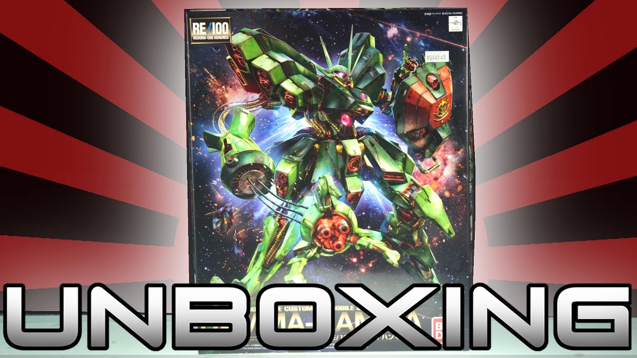 RE/100 Hamma Hamma Unboxing - GUNDAM ZZ - ハンマ・ハンマ - YouTube