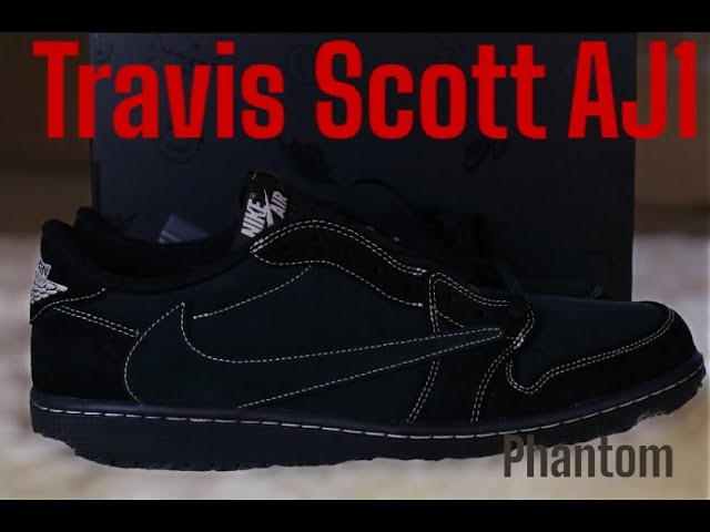 Jordan 1 Low x Travis Scott Phantom Unboxing & Full Review + On