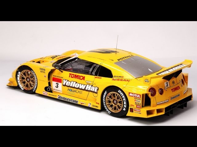 TAMIYA 1:24 NISSAN YellowHat YMS TOMICA GT-R 2008 - YouTube
