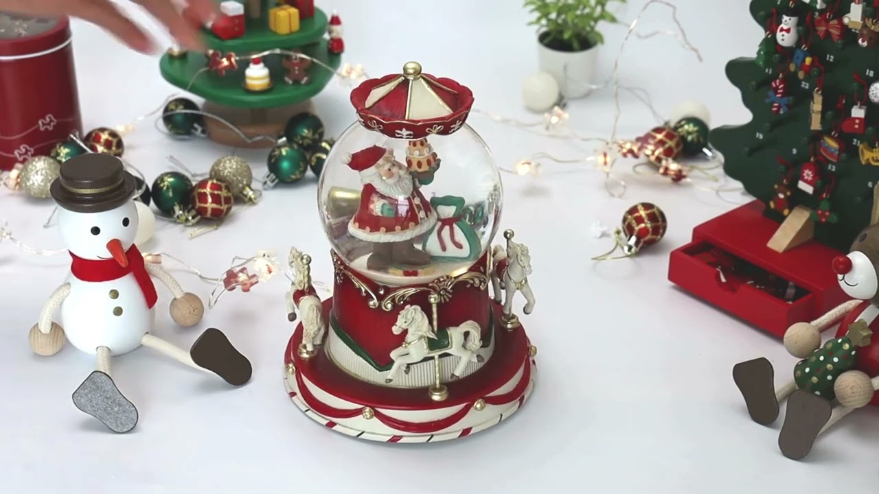 スノードーム メリーゴーランド 2024 - YouTube