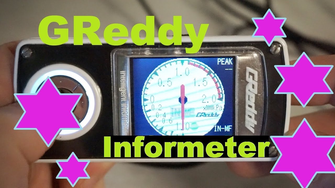 GReddy Informeter -- show you start up and settings - YouTube