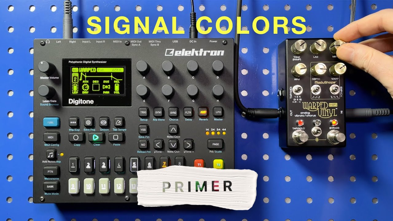 Chase Bliss Audio Warped Vinyl HiFi First Look Primer (Synth Demo