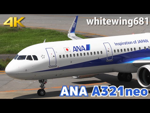 A321neo] ANA Airbus A321neo JA141A LANDING TOYAMA Airport 富山空港