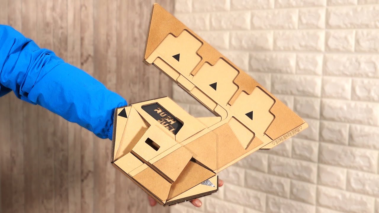 遊戯王セブンス/ダンボールでデュエルディスクを作る - YouTube