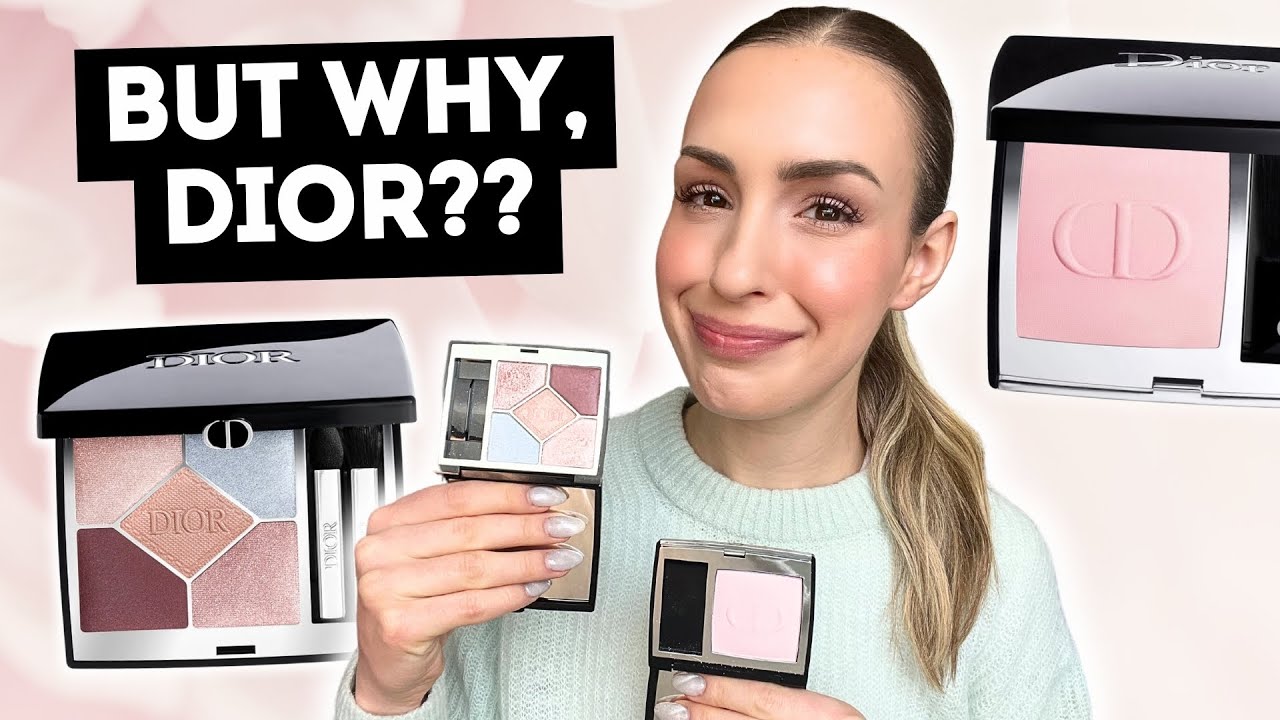 Must Watch! NEW Dior Mimirose eyeshadow palette & Rose Popeline