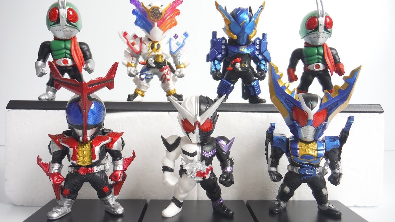 CONVERGE KAMEN RIDER11 全7種 開封 アソート確認 コンバージ 仮面