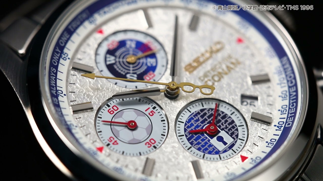名探偵コナン×SEIKO クロノグラフ【展示用アクリルスタンド付き
