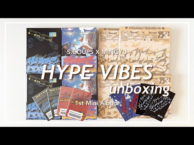 S.COUPSxMINGYU ￤ HYPE VIBES unboxing ❤️‍🔥 ￤ エスクプス
